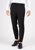 Midnight Black Stretch Pants - SARTORO360