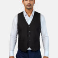 Midnight Black Vest - SARTORO