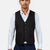 Midnight Black Vest - SARTORO