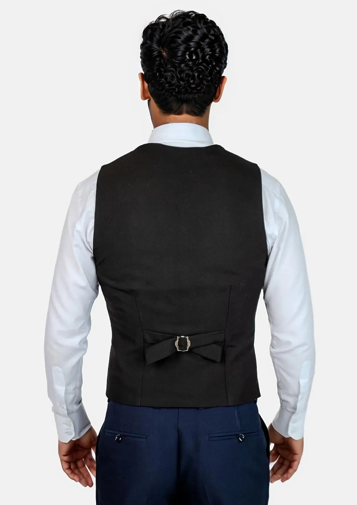 Midnight Black Vest - SARTORO