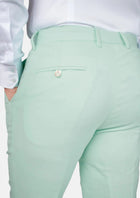 Mint Green Linen Blend Pants - SARTORO121