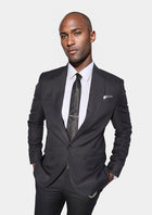 Monroe Shimmer Black Jacket - SARTORO256