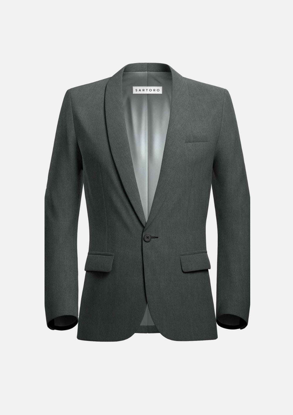 Monroe Shimmer Grey Jacket - SARTO