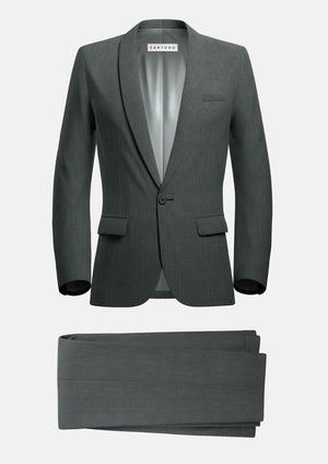 Monroe Shimmer Grey Suit