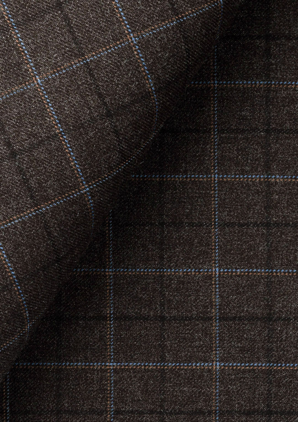 Cedar Brown Flannel Windowpane Suit198