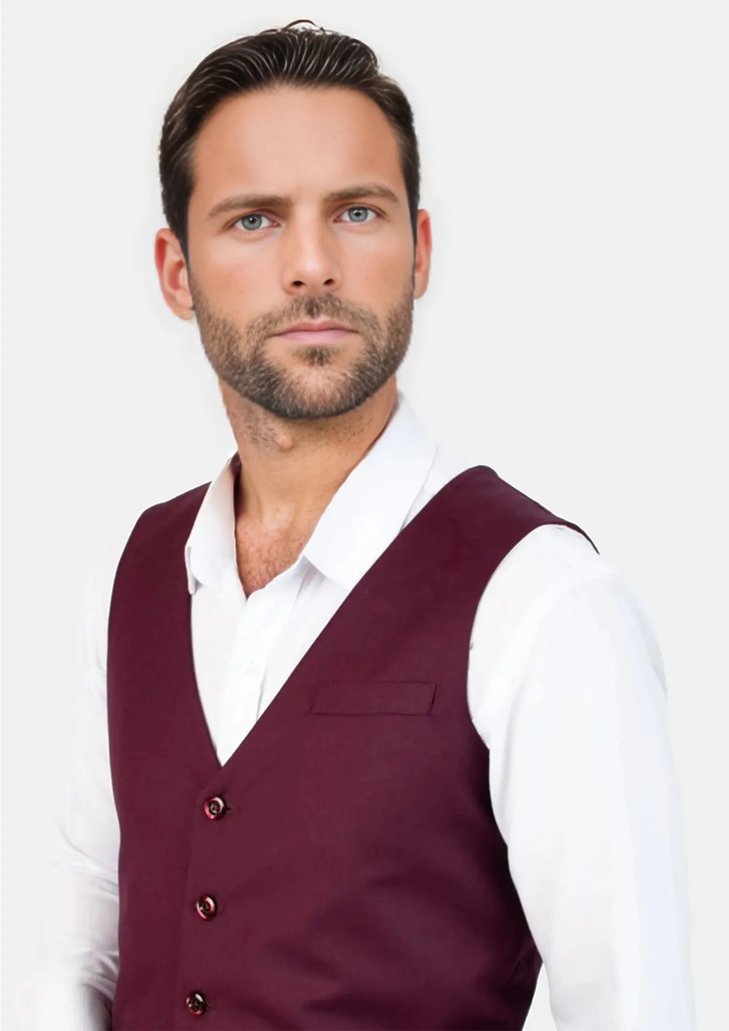 Mulberry Twill Vest - SARTORO