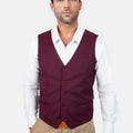 Mulberry Twill Vest - SARTORO