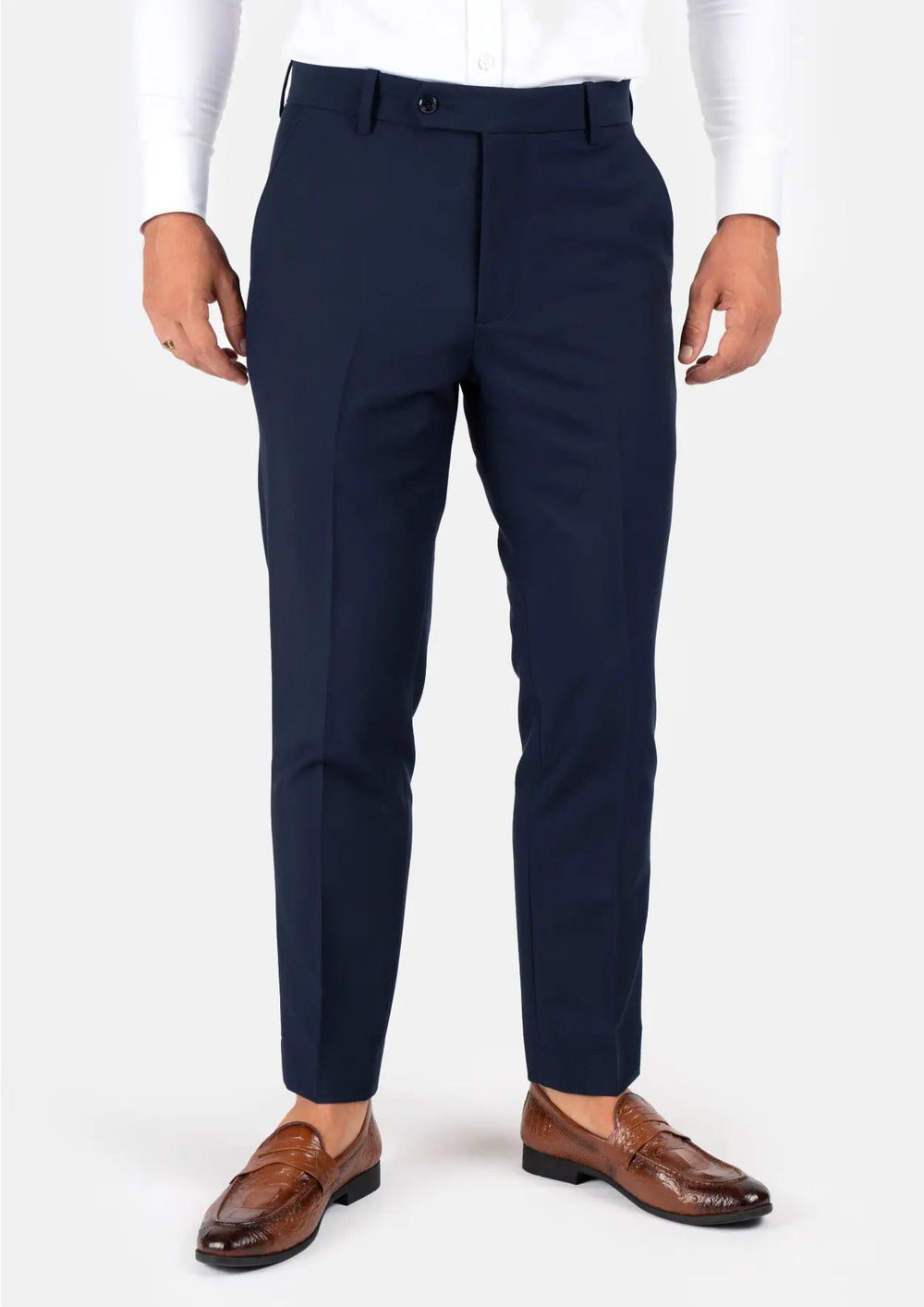 Navy Blue Stretch Pants749