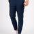 Navy Crosshatch Pants - SARTORO