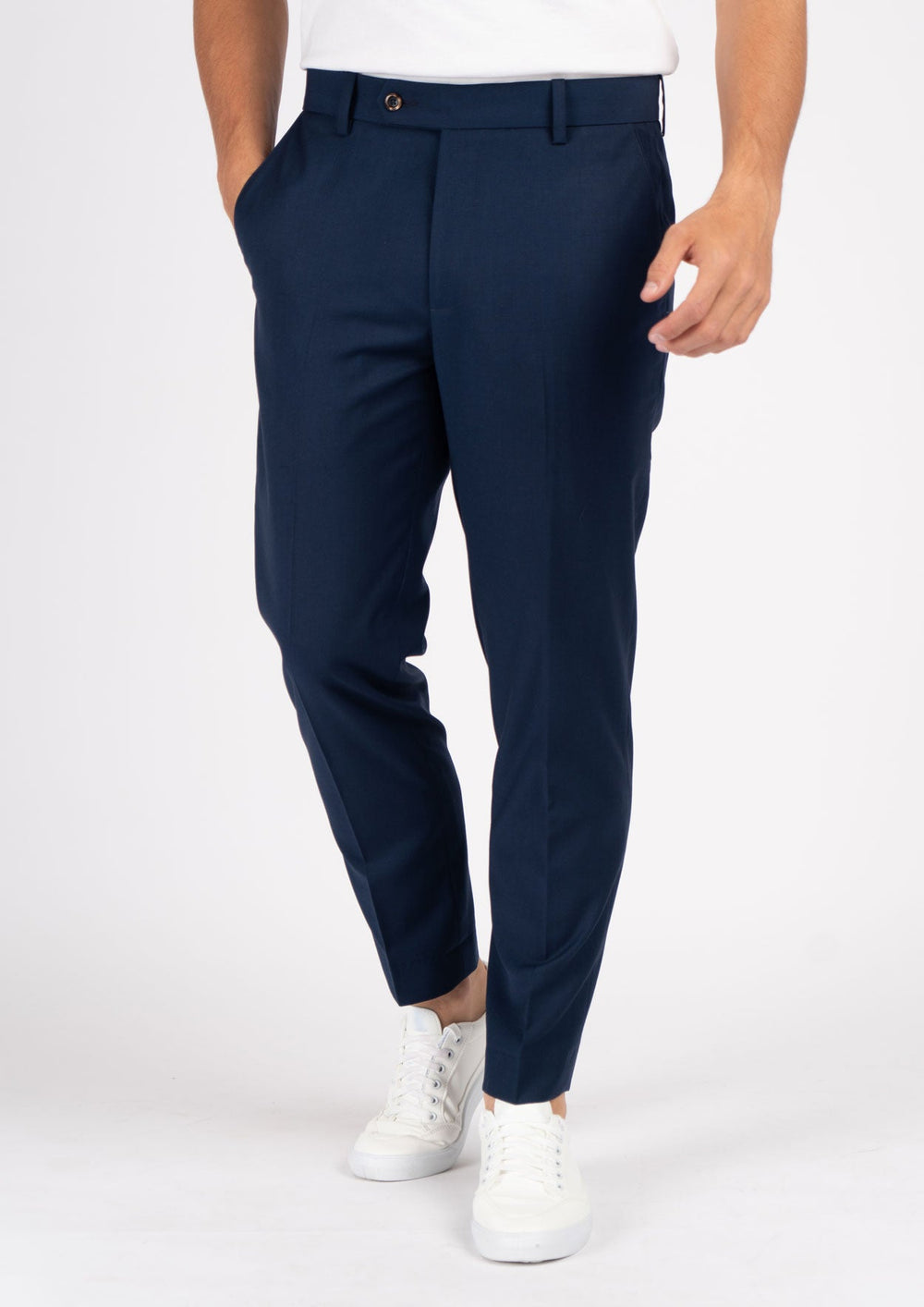 Navy Crosshatch Pants28