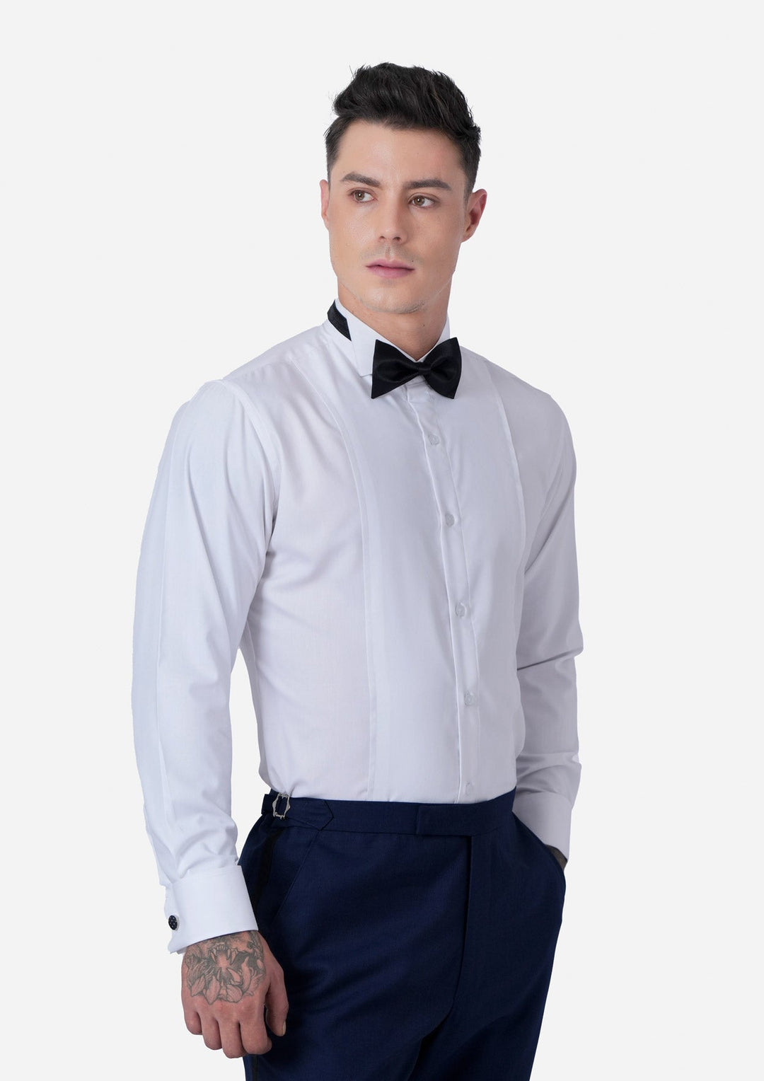 Navy Twill Tuxedo & Tux Shirt Combo - Castrichini Party - SARTORO