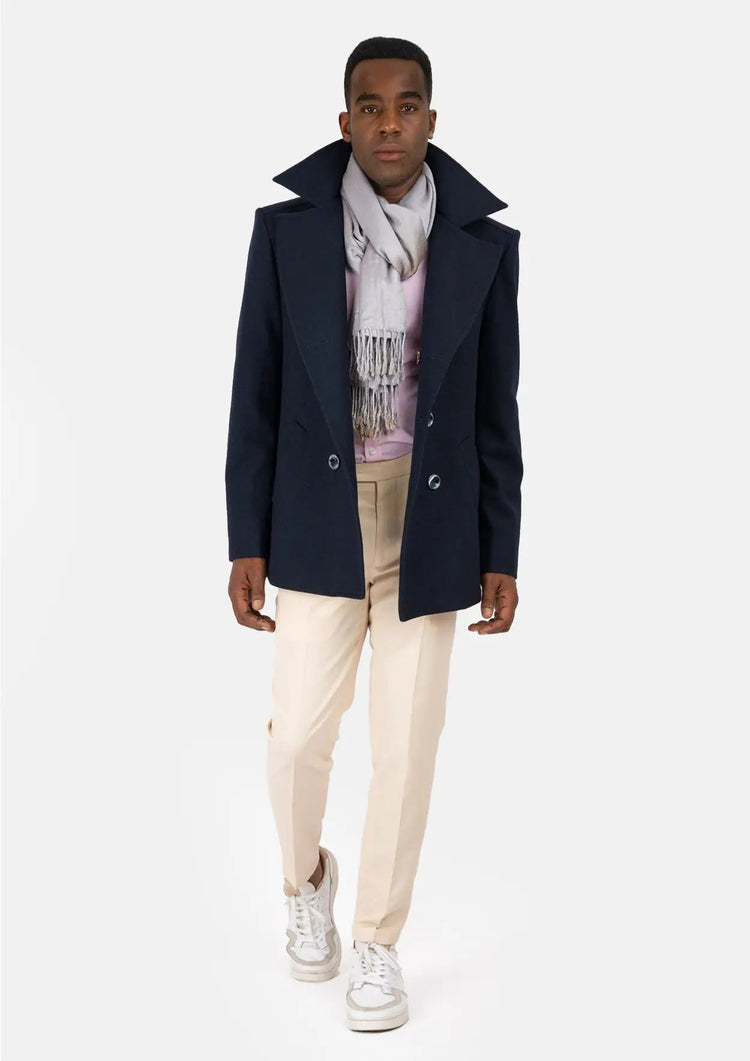 Pea coat for short man online