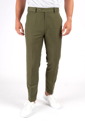 Olive Cotton Pants