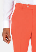Orange Stretch Pants - SARTORO