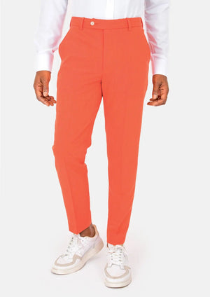 Orange Stretch Pants
