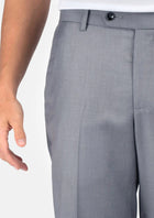 Oslo Grey Twill Pants - SARTORO572