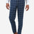 Oxford Blue Windowpane Pants - SARTORO