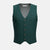 Phthalo Green Linen Vest - SARTORO