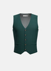 Phthalo Green Linen Vest