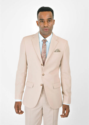 Prince Champagne Cotton Suit