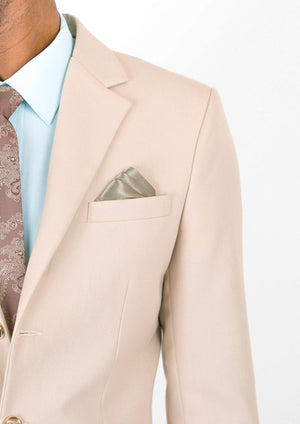 British Khaki Cotton Suit - Hangrr