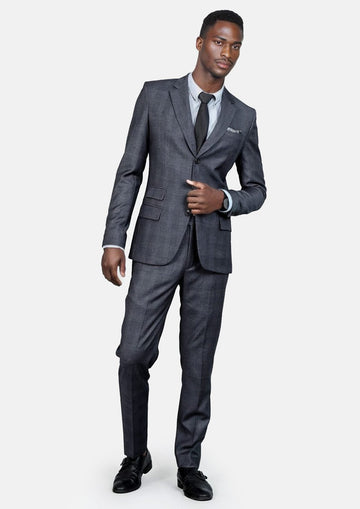 Prince of Wales Charcoal Suit | SARTORO | Custom Suits & Tuxedos