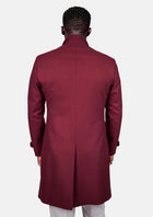 Red Classic Overcoat - SARTORO820