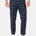 Regal Navy Windowpane Pants - SARTORO