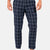 Regal Navy Windowpane Pants - SARTORO