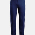 Royal Blue Microcheck Pants - SARTORO