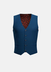 Royal Blue Microcheck Vest