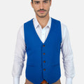 Royal Blue Vest - SARTORO