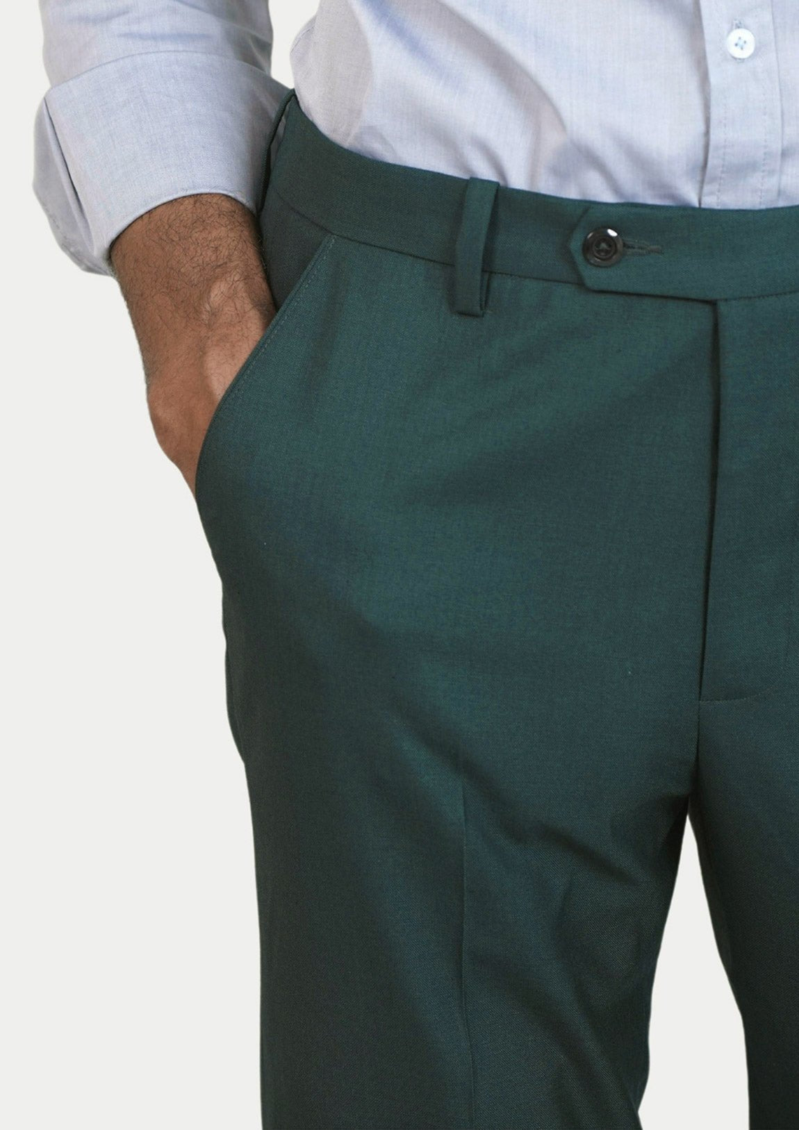 Buy AD & AV Men Green Solid Synthetic Single Formal Trousers Online at Best  Prices in India - JioMart.