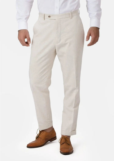 Sand Linen Pants - SARTORO