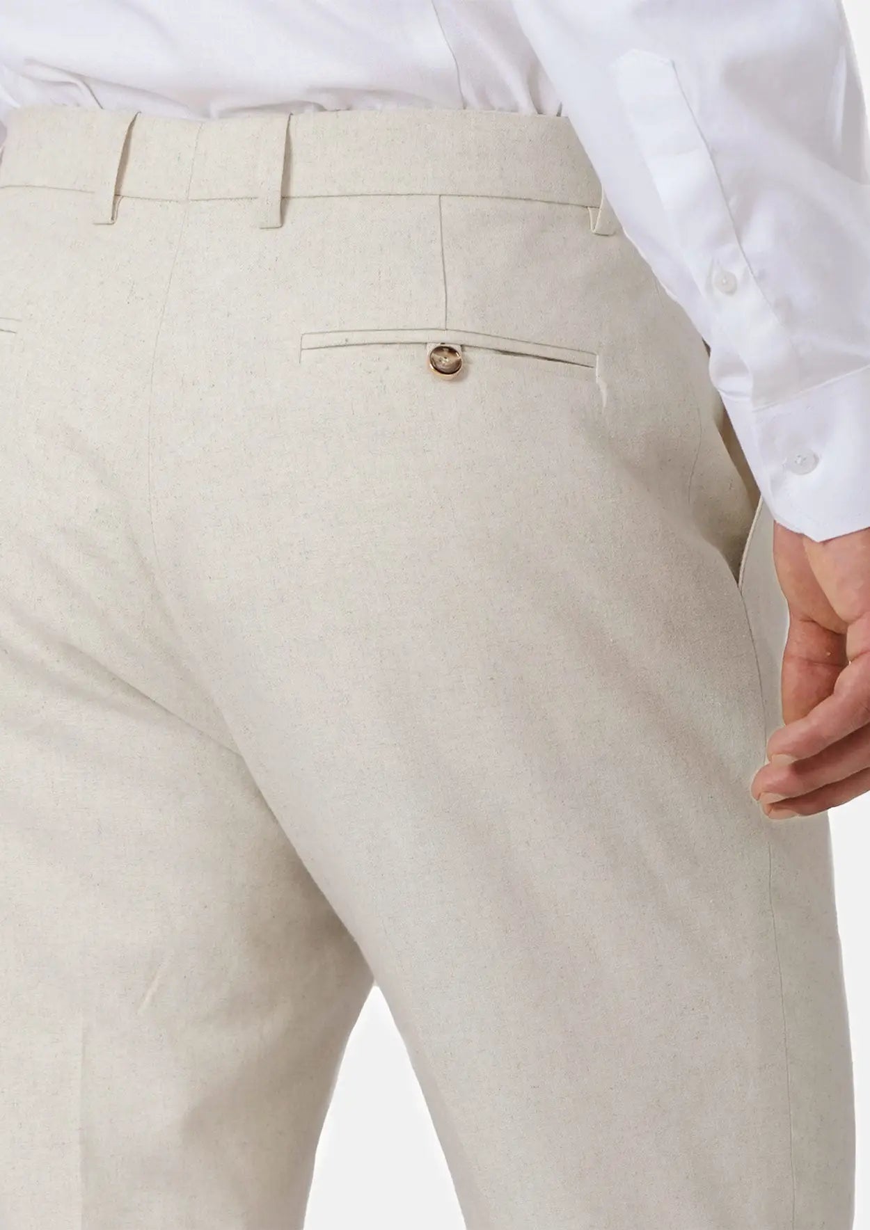 Sand Linen Pants - SARTORO