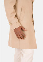 Sand Wool Classic Overcoat - SARTORO500