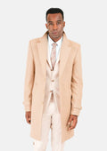 Sand Wool Classic Overcoat - SARTORO