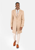 Sand Wool Classic Overcoat - SARTORO974