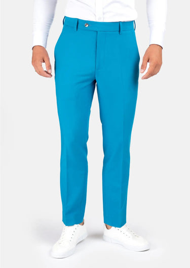 Sapphire Blue Stretch Pants - SARTORO