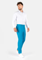 Sapphire Blue Stretch Pants - SARTORO882