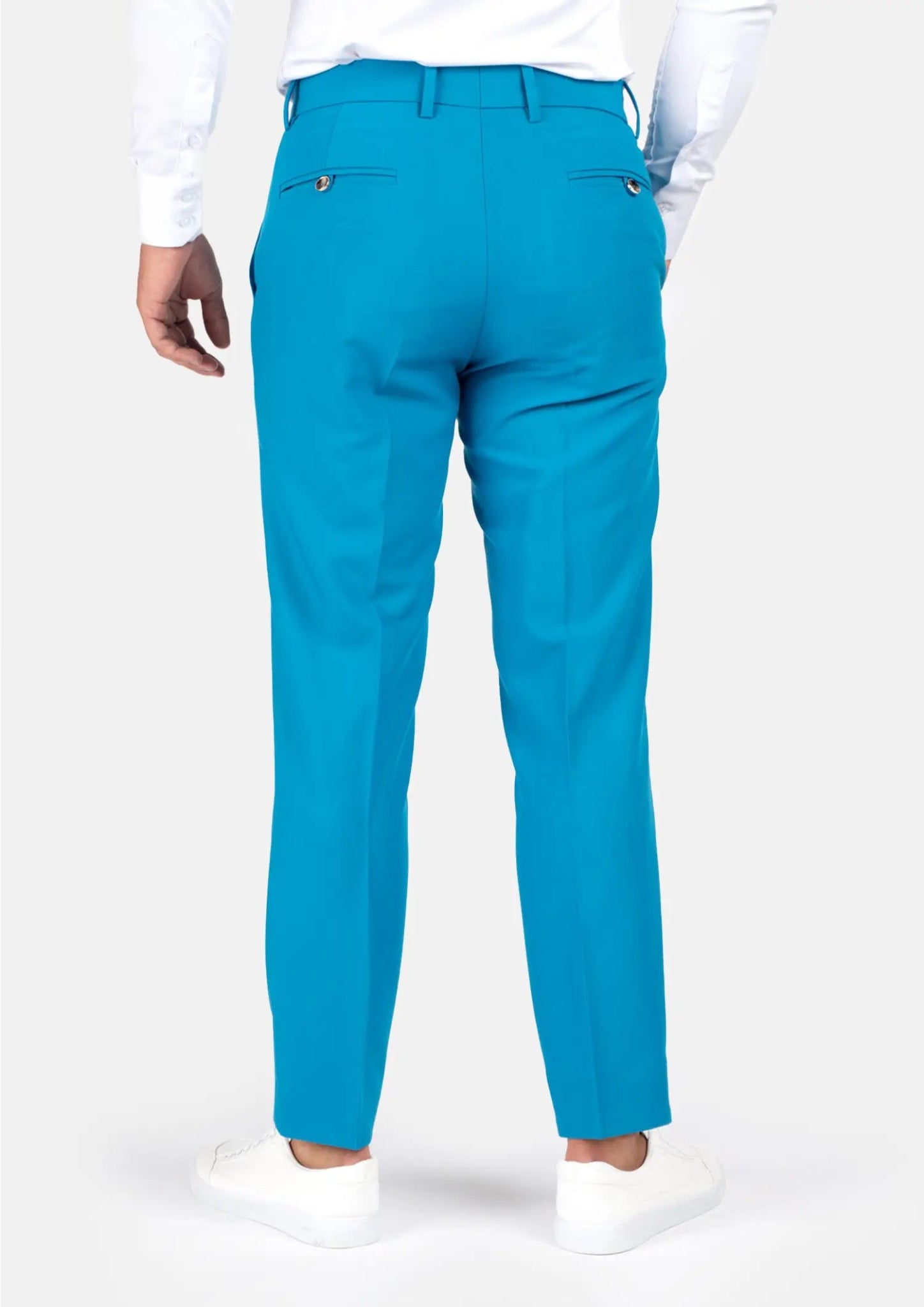 Men's Sapphire Blue Stretch Pants | SARTORO Men's Sapphire Blue Stretch Pants | SARTORO