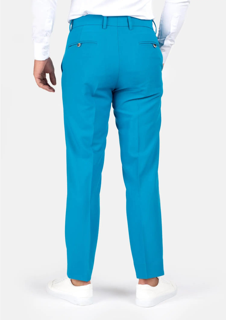 Sapphire Blue Stretch Pants - SARTORO367
