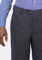 Shadow Grey Cotton Chino Pants - SARTORO798