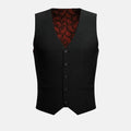 Shimmer Black Vest - SARTORO