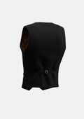 Shimmer Black Vest - SARTORO