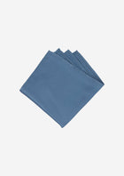 Silk Satin Air Force Blue Pocket Square - SARTORO876