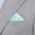 Silk Satin Celeste Blue Pocket Square - SARTORO