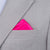 Silk Satin Cerise Pink Pocket Square - SARTORO