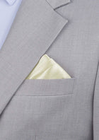 Silk Satin Champagne Gold Pocket Square - SARTORO212