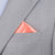 Silk Satin Coral Pocket Square - SARTORO